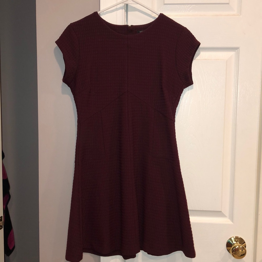 Maroon Banana Republic Dress